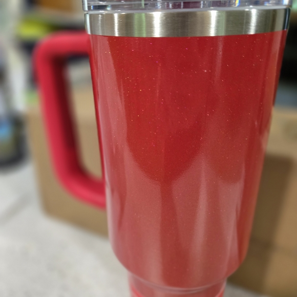 Stanley Scarlet Quencher Mug - Picture 2 of 5